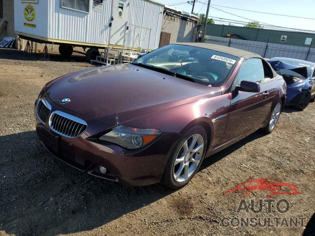 BMW 6 SERIES 2006 - WBAEK13466CN79665