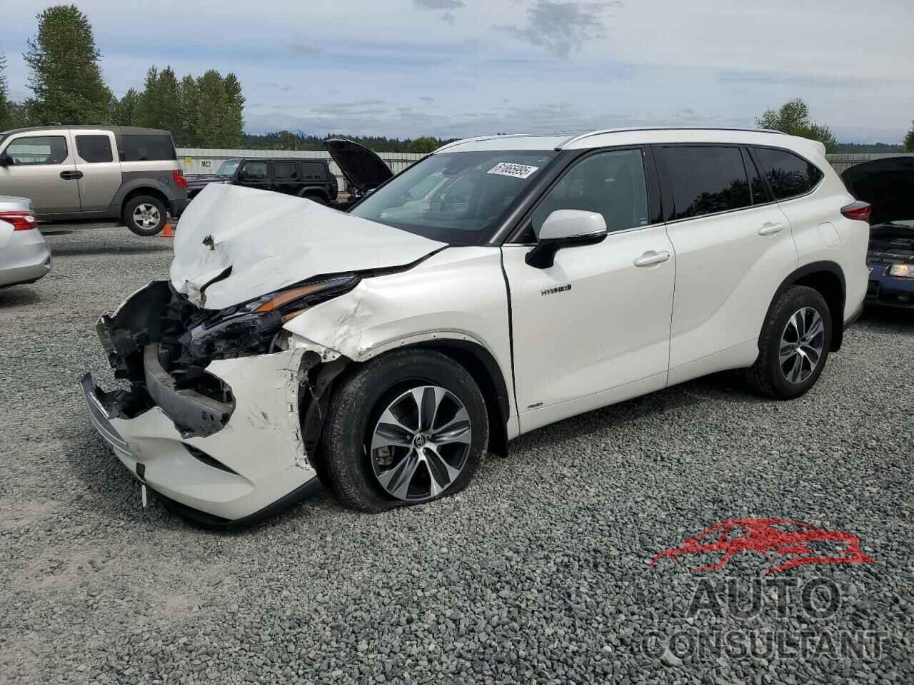 TOYOTA HIGHLANDER 2020 - 5TDGBRCH7LS510801