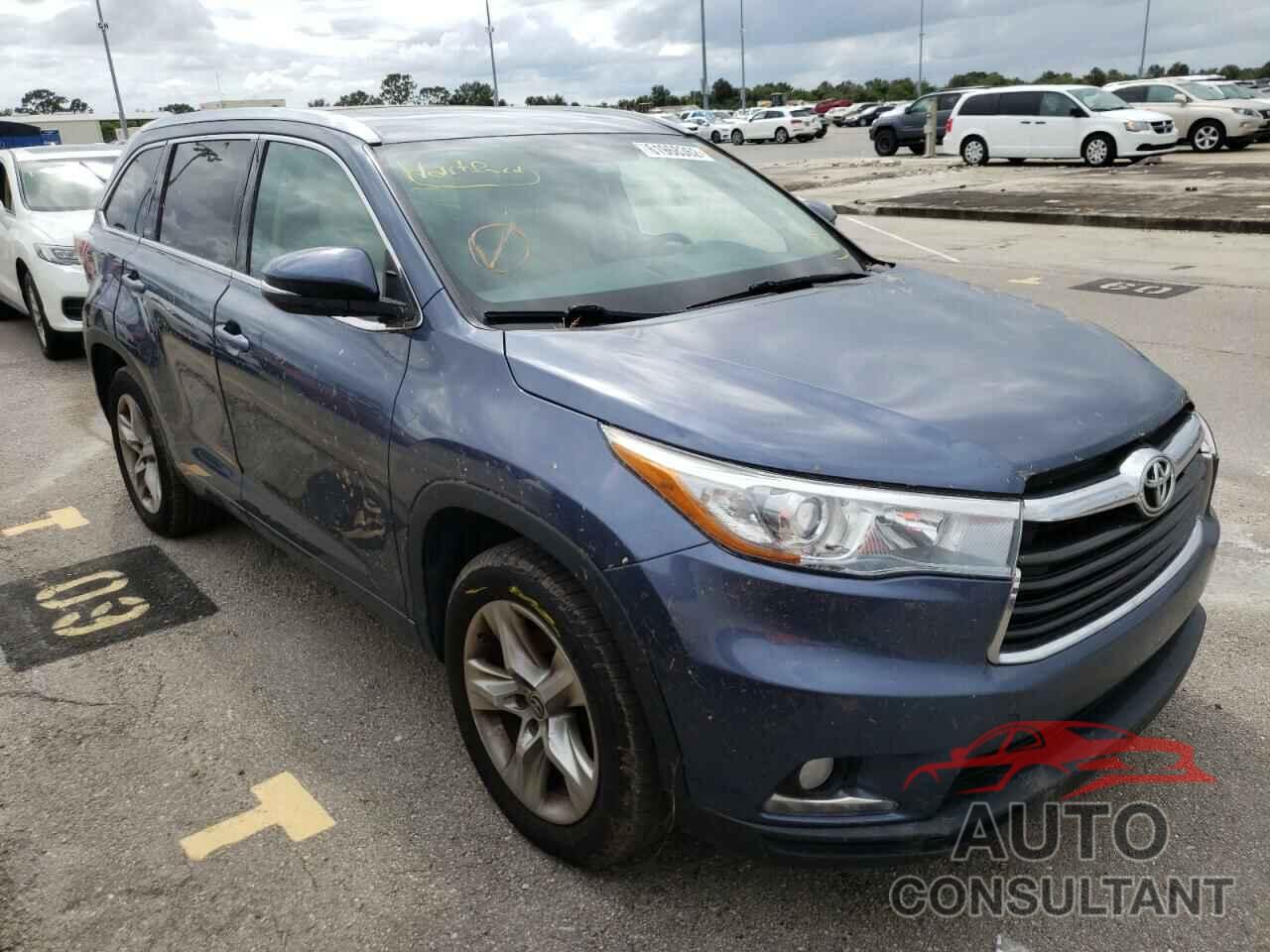 TOYOTA HIGHLANDER 2016 - 5TDYKRFH1GS124610