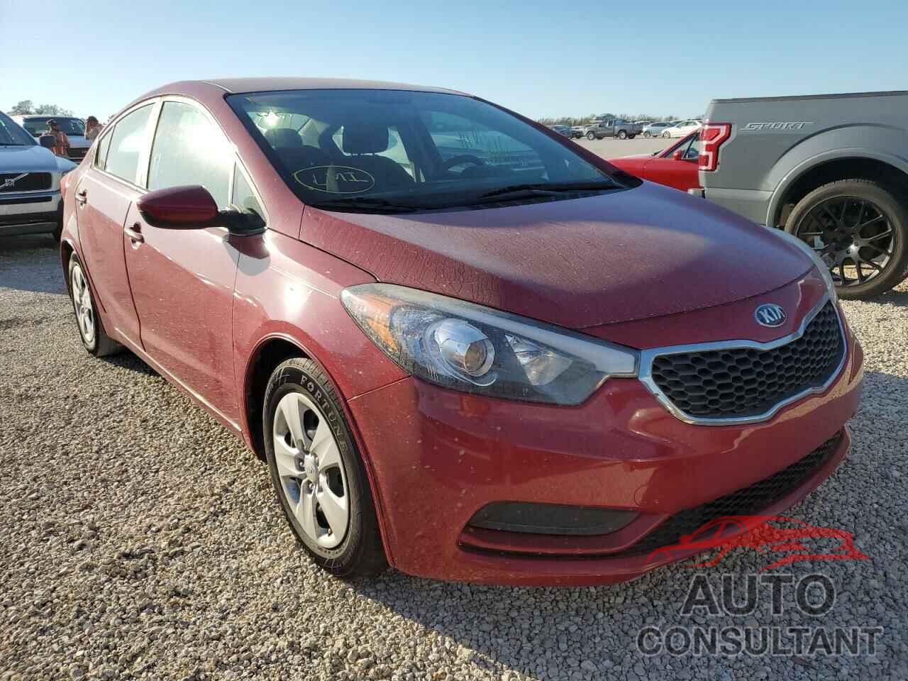 KIA FORTE 2016 - KNAFK4A60G5612448