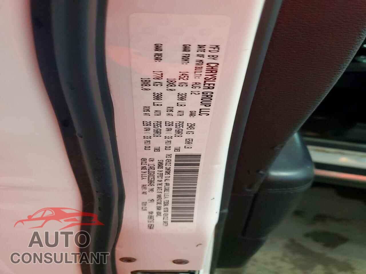 DODGE DURANGO 2013 - 1C4RDJDGXDC530649