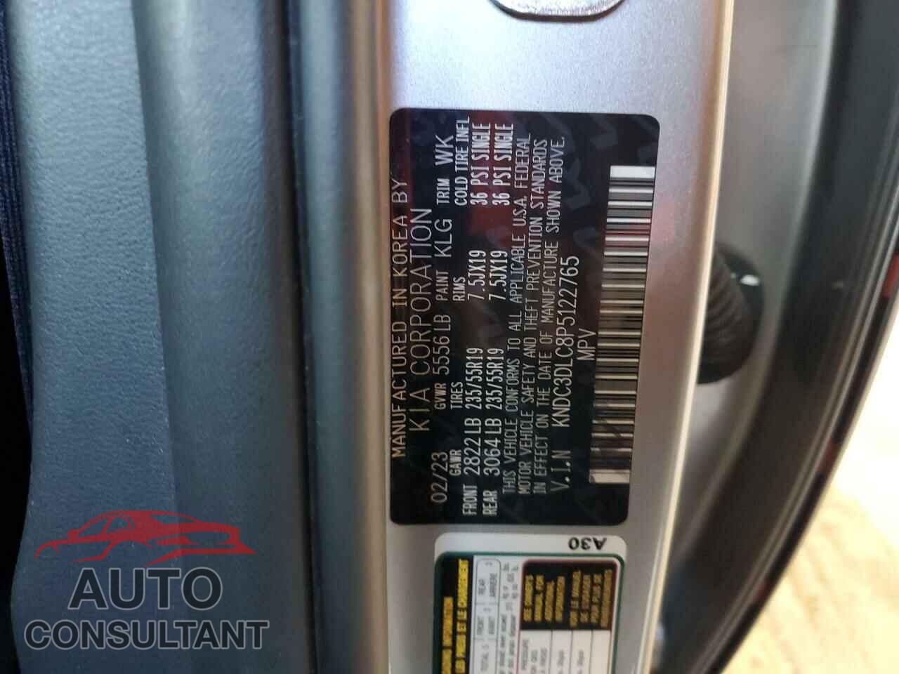 KIA EV6 LIGHT 2023 - KNDC3DLC8P5122765