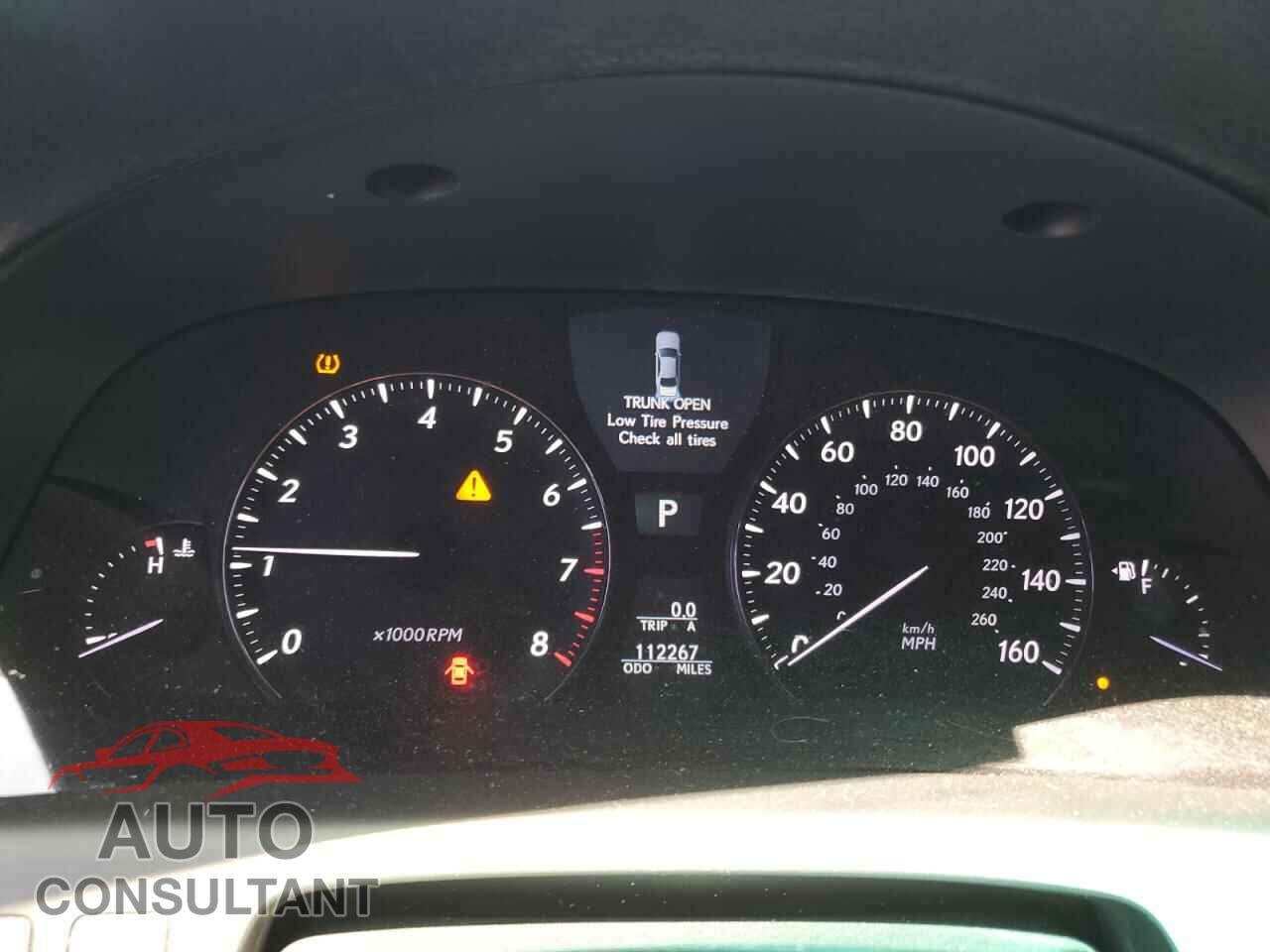 LEXUS LS460 2011 - JTHBL5EF1B5104821