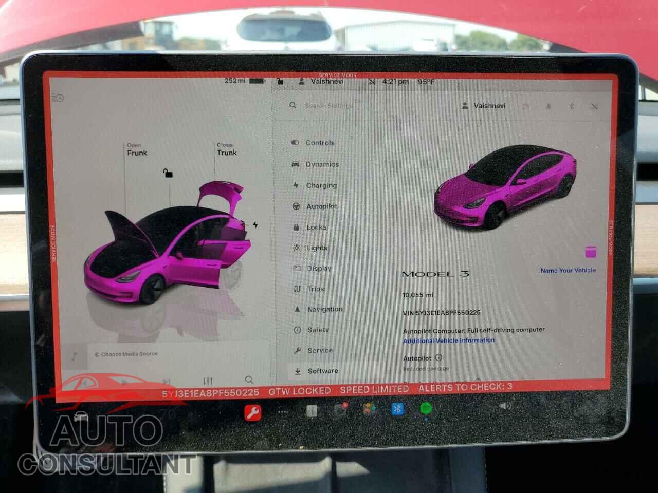 TESLA MODEL 3 2023 - 5YJ3E1EA8PF550225