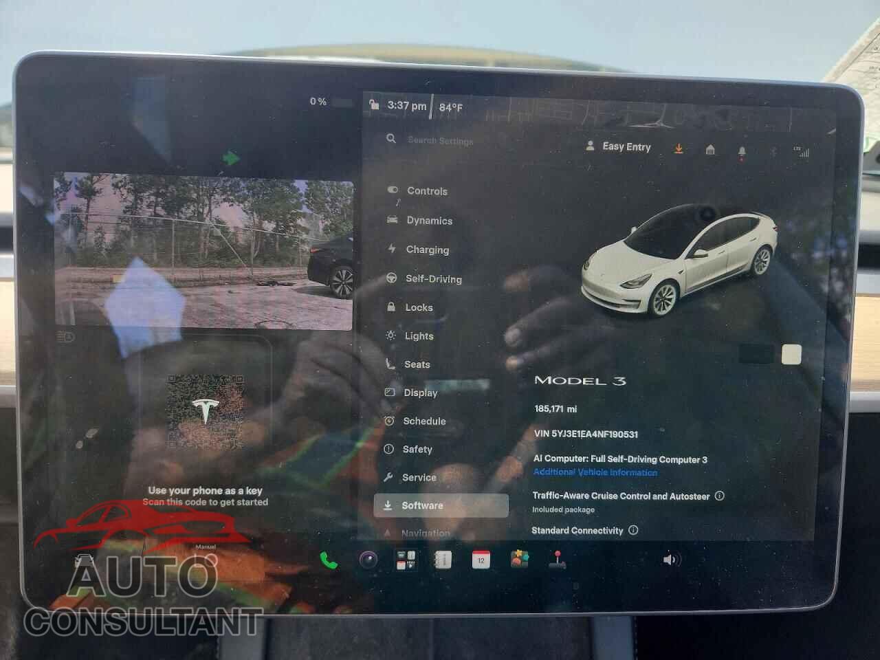 TESLA MODEL 3 2022 - 5YJ3E1EA4NF190531