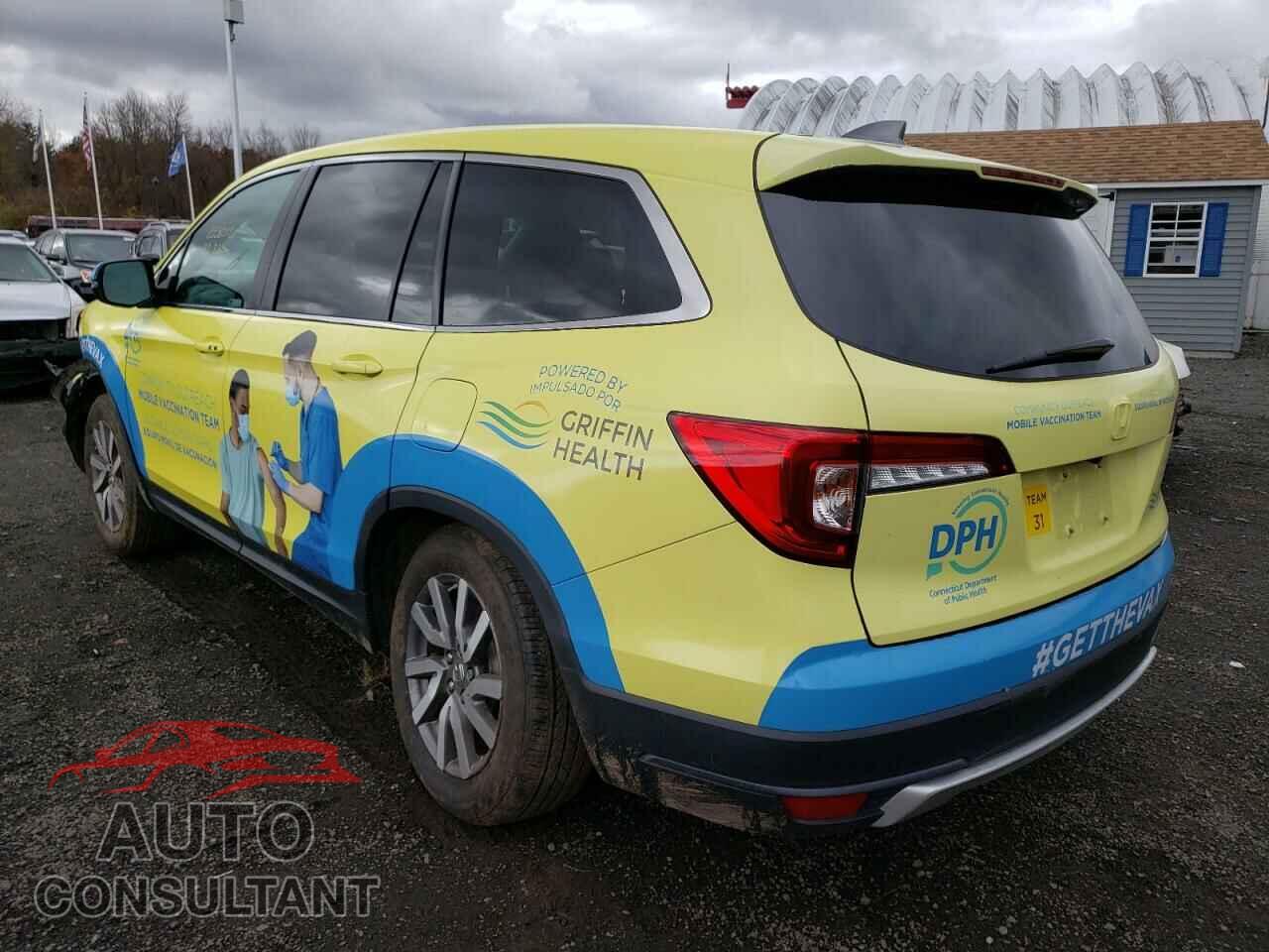 HONDA PILOT 2021 - 5FNYF6H35MB040357