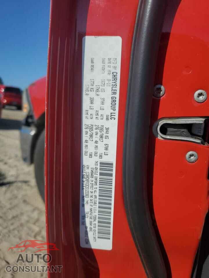DODGE RAM 1500 2012 - 1C6RD6FK3CS123363
