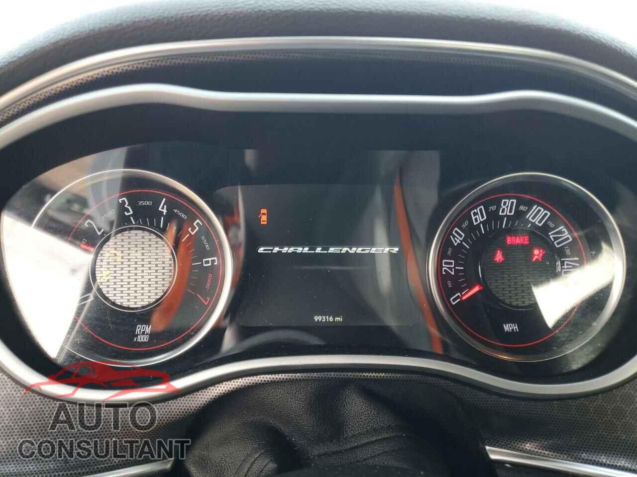 DODGE CHALLENGER 2016 - 2C3CDZAGXGH345614
