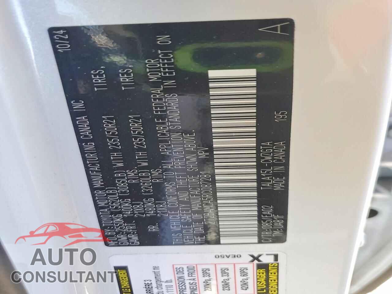 LEXUS RX350 2024 - 2T2BAMCA5RC087281