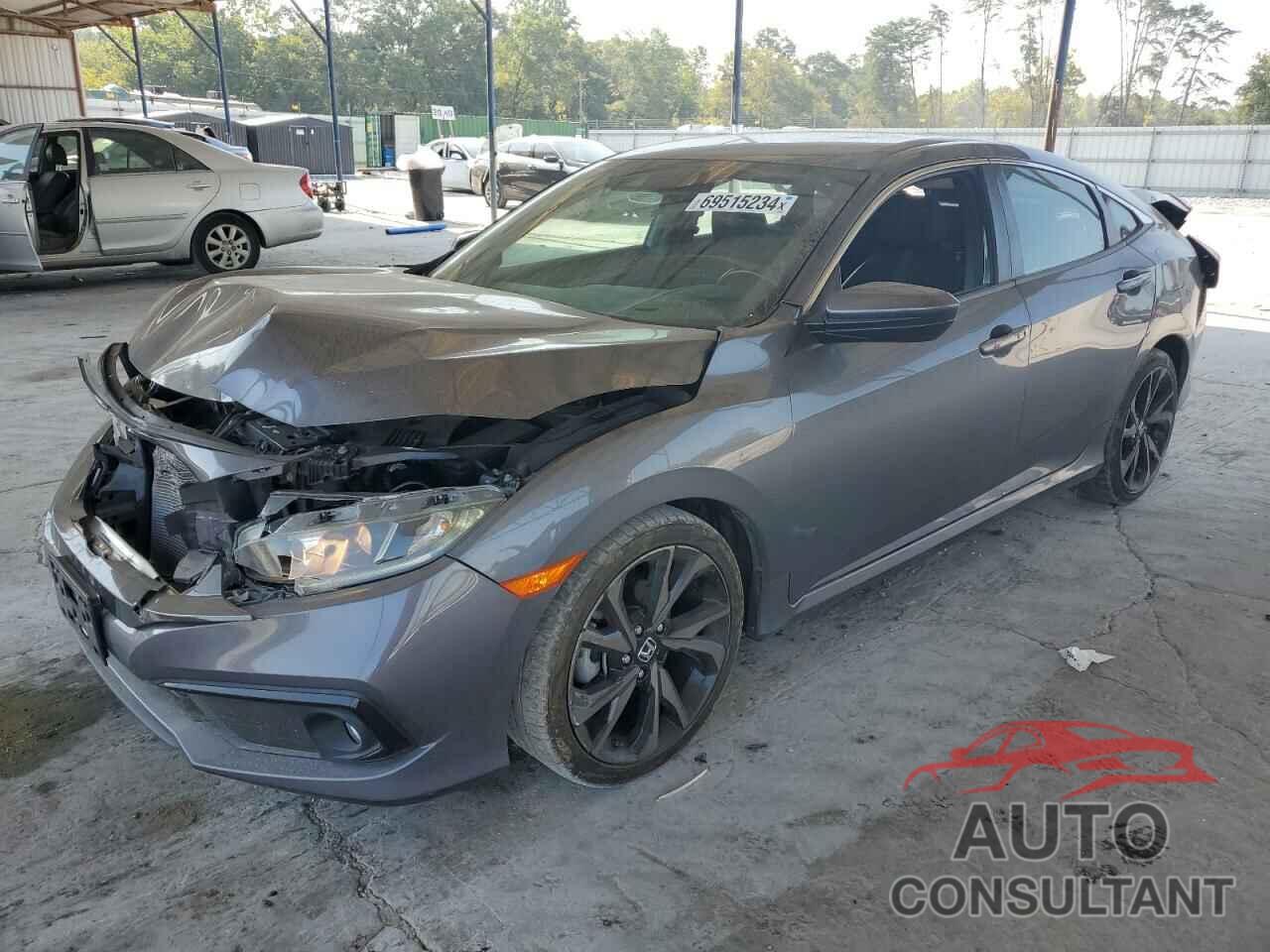 HONDA CIVIC 2019 - 2HGFC2F80KH503876