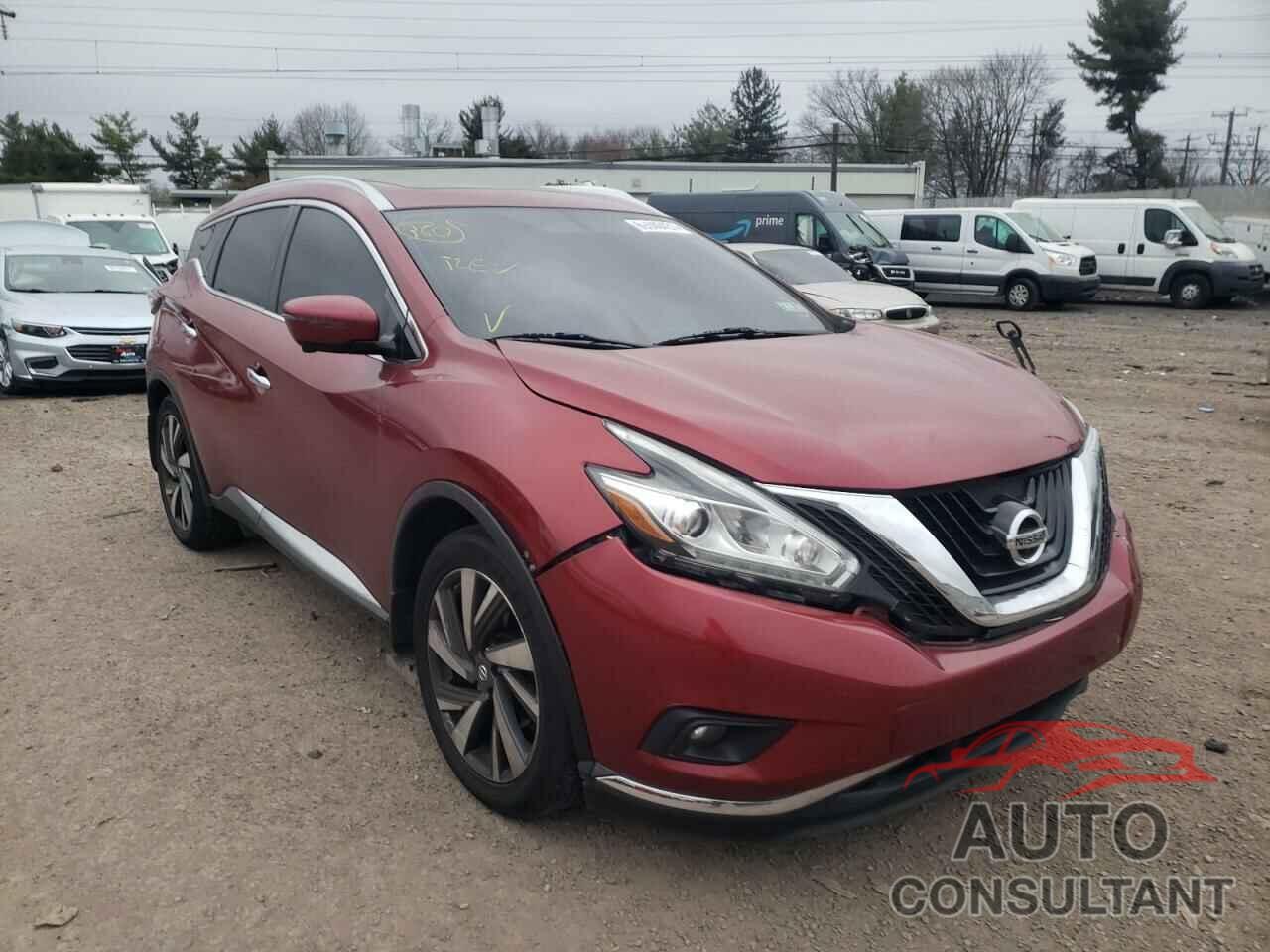 NISSAN MURANO 2016 - 5N1AZ2MH3GN112225