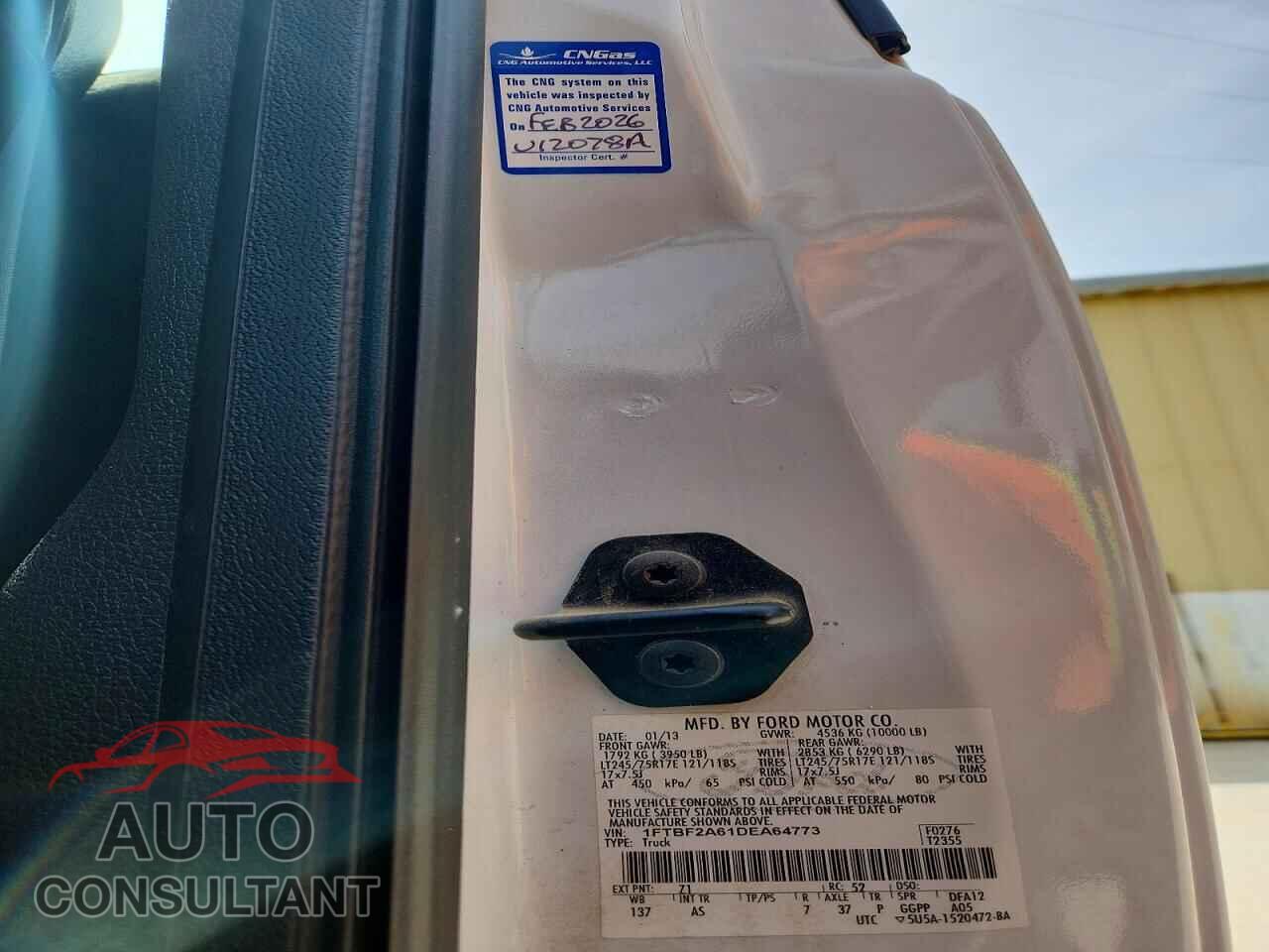 FORD F250 2013 - 1FTBF2A61DEA64773