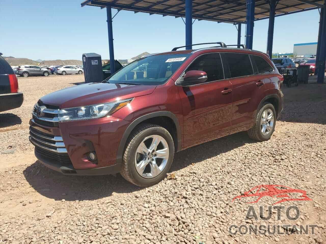TOYOTA HIGHLANDER 2018 - 5TDYZRFH9JS240916