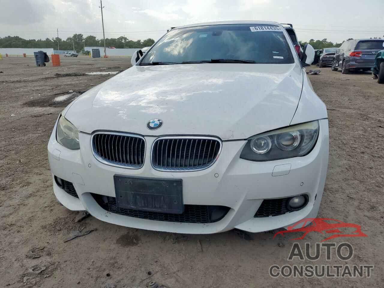 BMW 3 SERIES 2012 - WBADW3C50CE822438