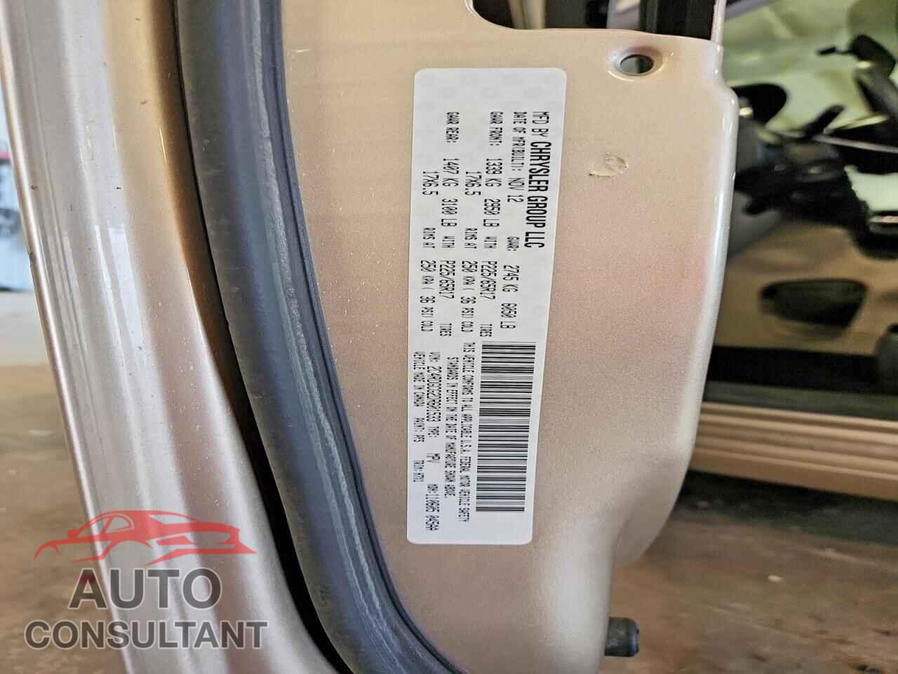 DODGE CARAVAN 2013 - 2C4RDGCG2DR601533
