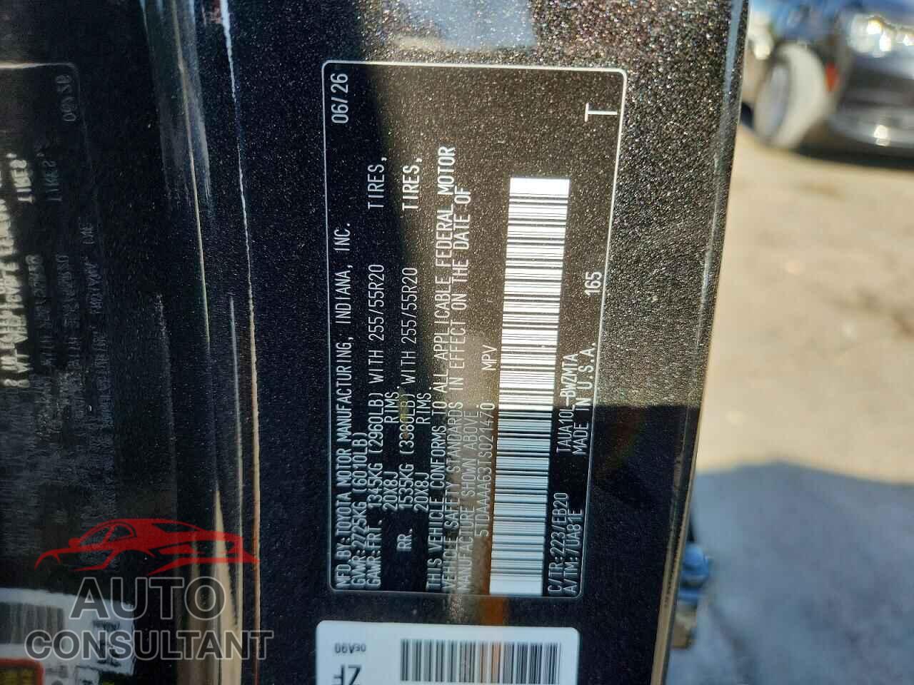 LEXUS UNKNOWN 2026 - 5TDAAAA63TS021470