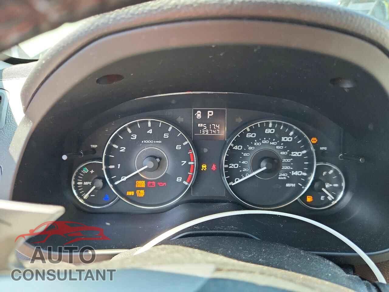 SUBARU OUTBACK 2012 - 4S4BRBCC0C3242351