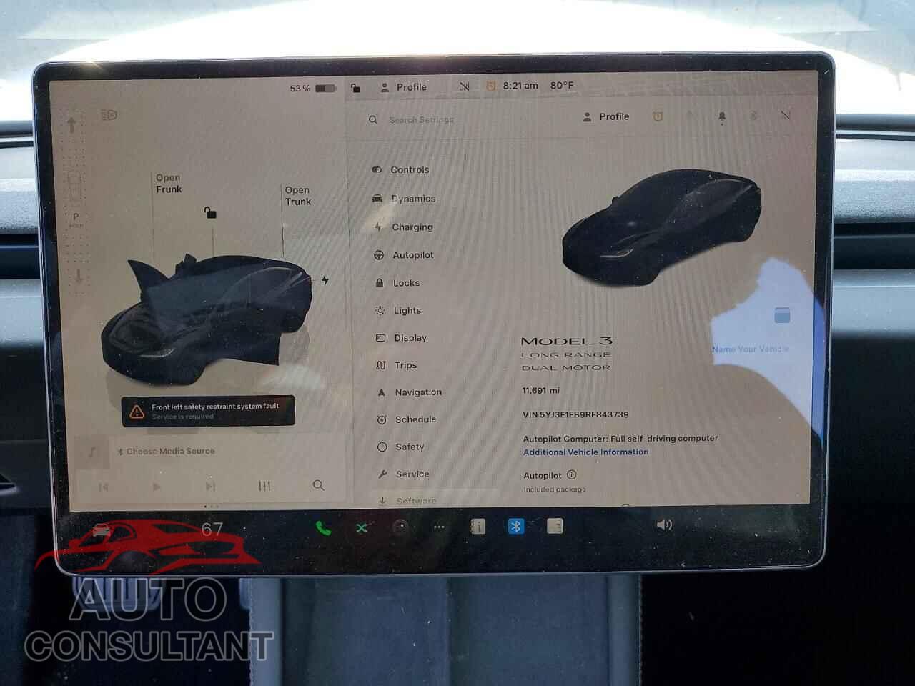 TESLA MODEL 3 2024 - 5YJ3E1EB9RF843739