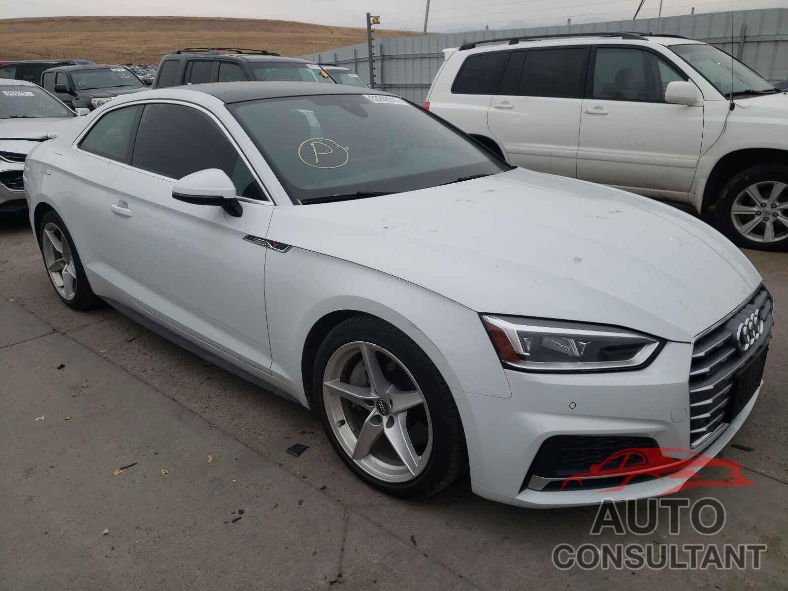 AUDI A5 2019 - WAUTNAF56KA010789