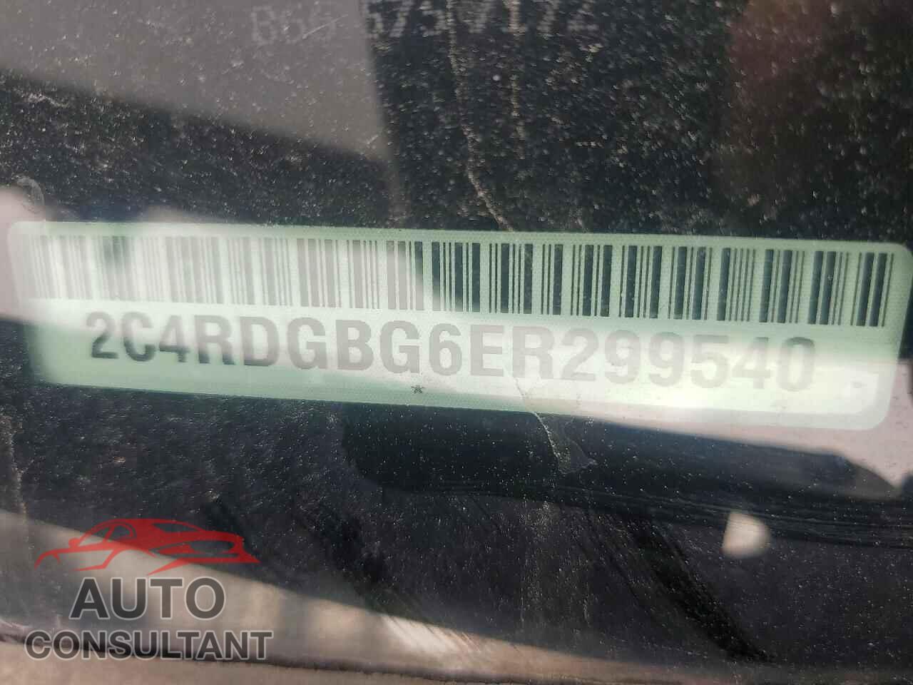 DODGE CARAVAN 2014 - 2C4RDGBG6ER299540