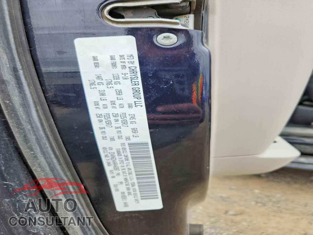 DODGE CARAVAN 2010 - 2D4RN6DX4AR446987