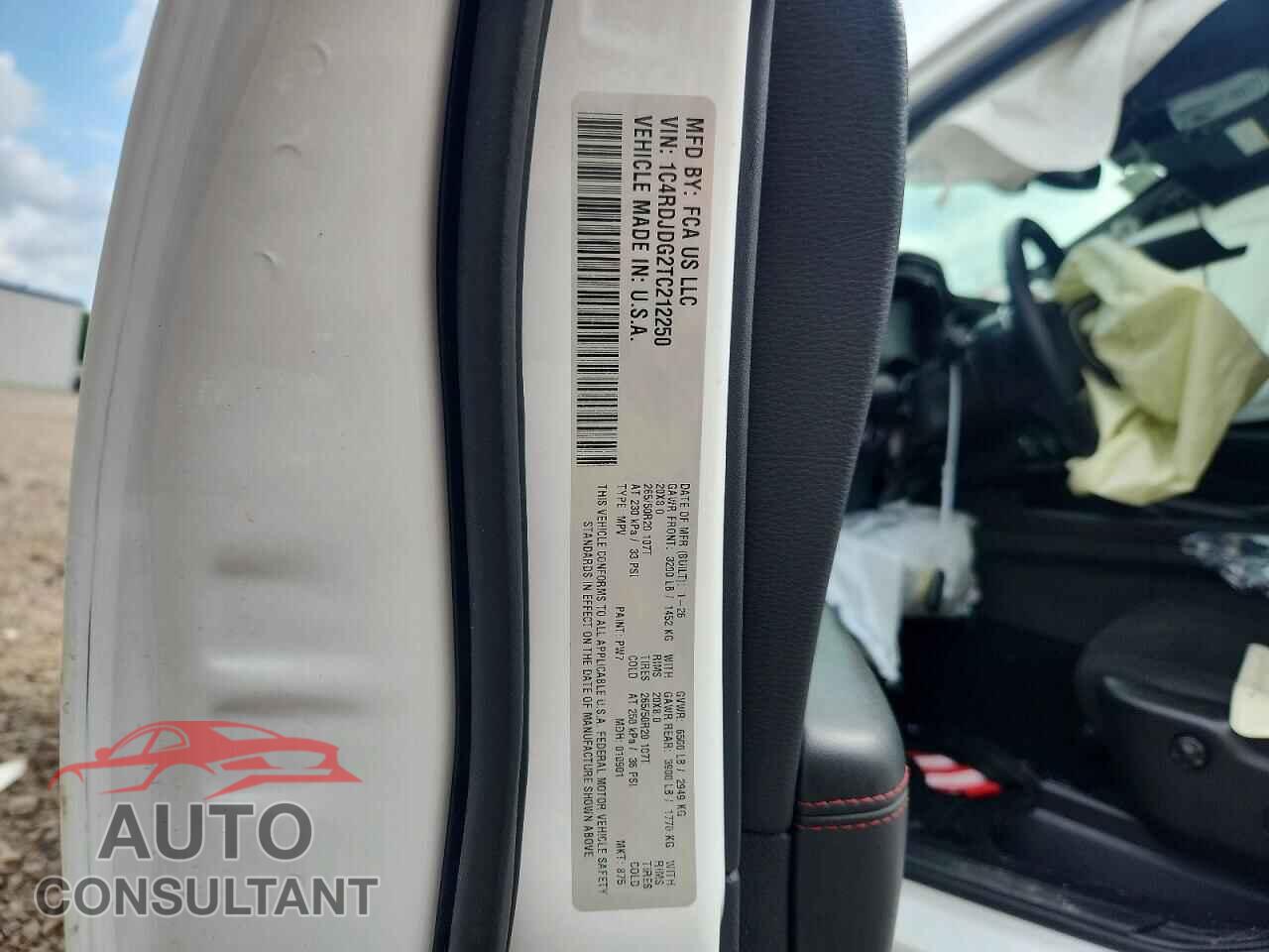 DODGE DURANGO 2026 - 1C4RDJDG2TC212250