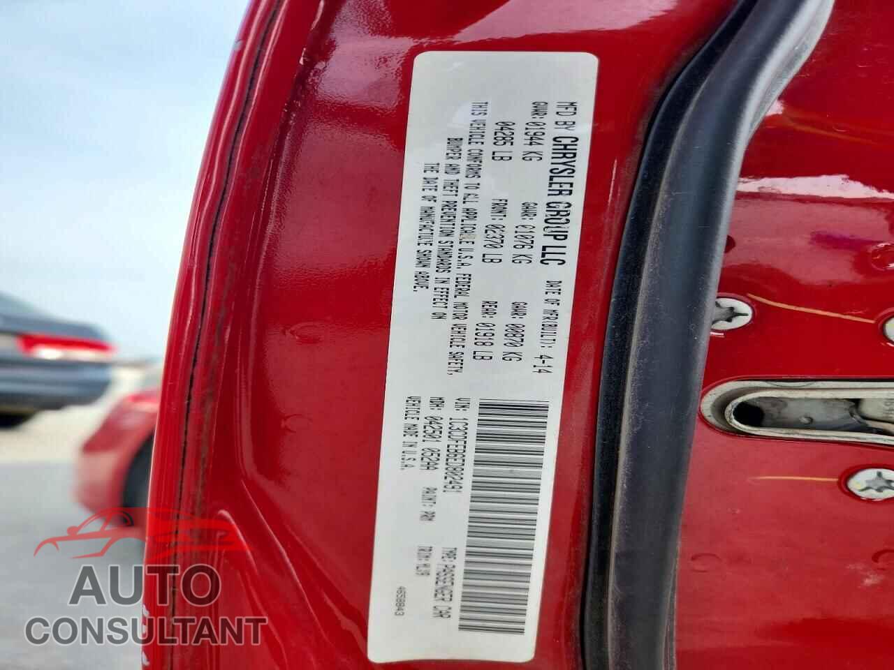 DODGE DART 2014 - 1C3CDFEB6ED802491