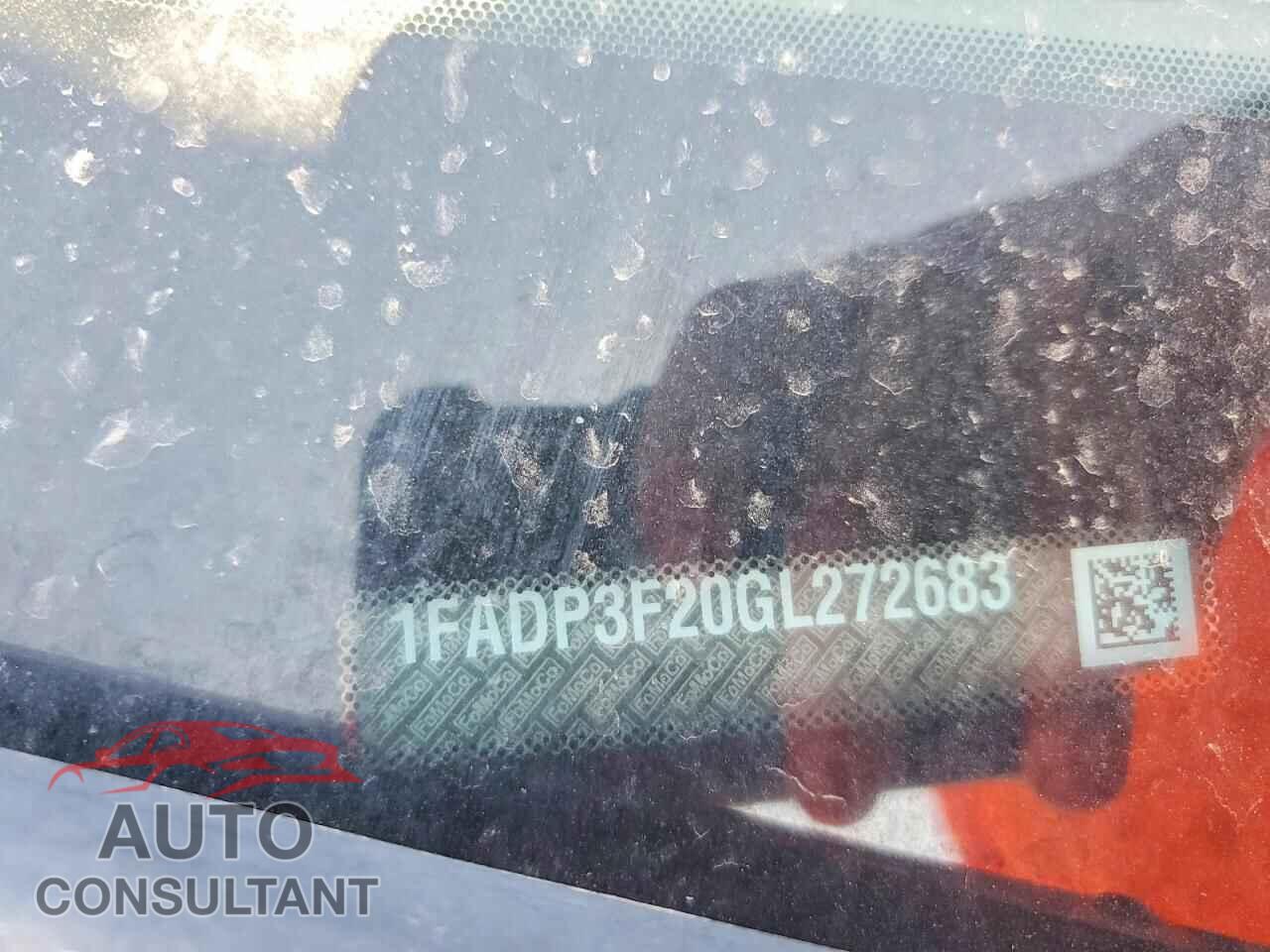 FORD FOCUS 2016 - 1FADP3F20GL272683