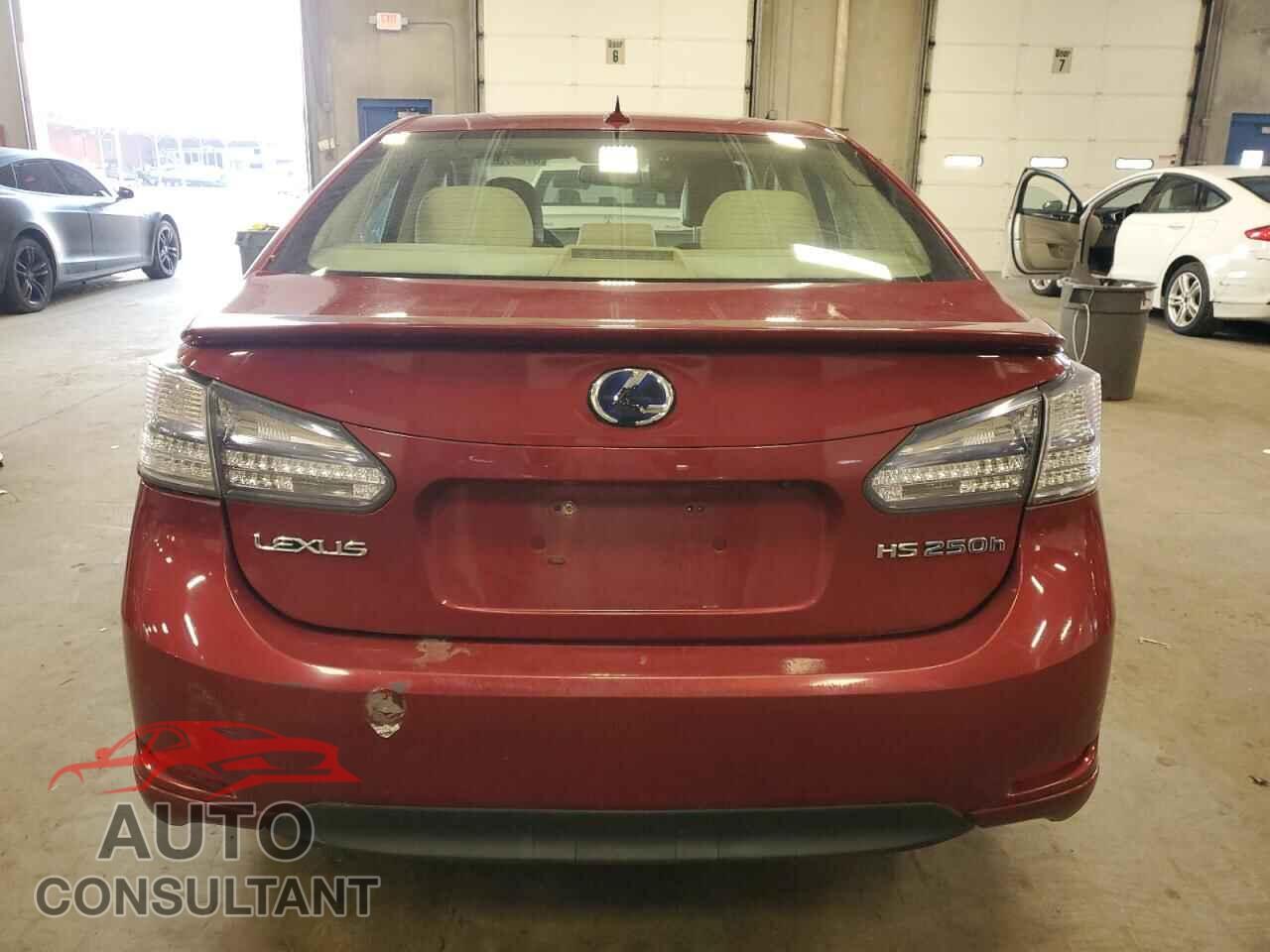 LEXUS HS 2010 - JTHBB1BA5A2026306
