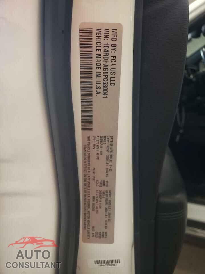 DODGE DURANGO 2023 - 1C4RDHAG8PC630041
