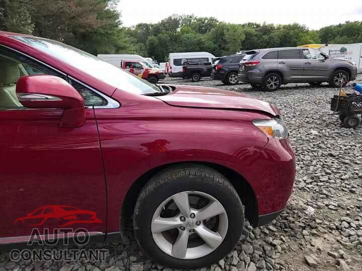 LEXUS RX350 2011 - 2T2BK1BA5BC111839