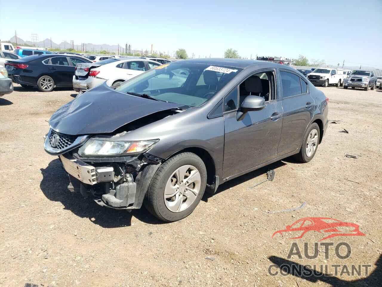 HONDA CIVIC 2013 - 19XFB2F58DE099098