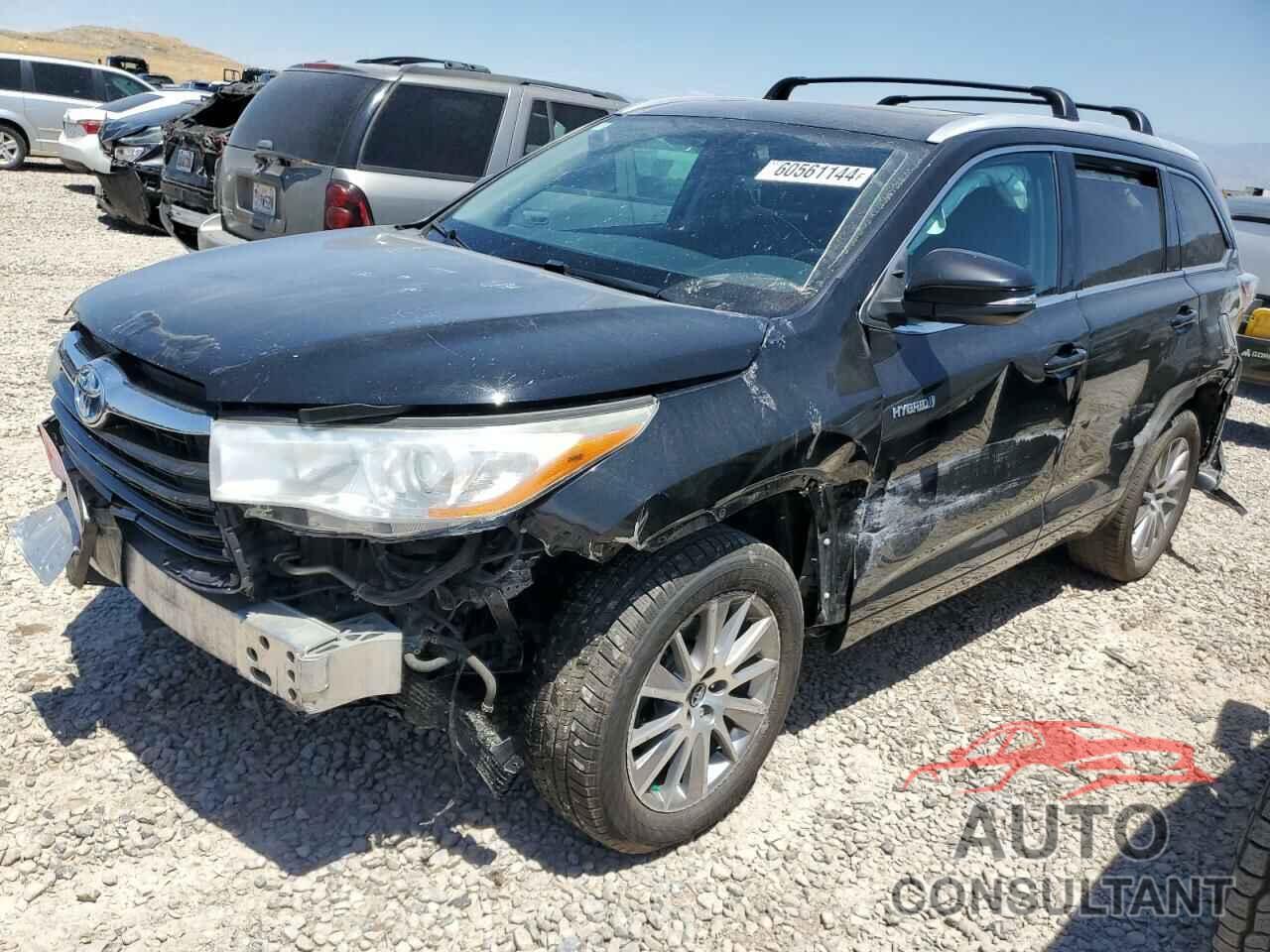 TOYOTA HIGHLANDER 2016 - 5TDJCRFH0GS017255