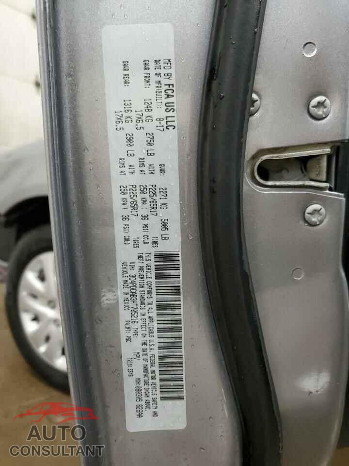 DODGE JOURNEY 2017 - 3C4PDCAB3HT705216