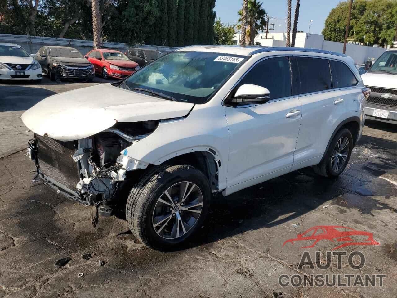 TOYOTA HIGHLANDER 2016 - 5TDKKRFH3GS127966