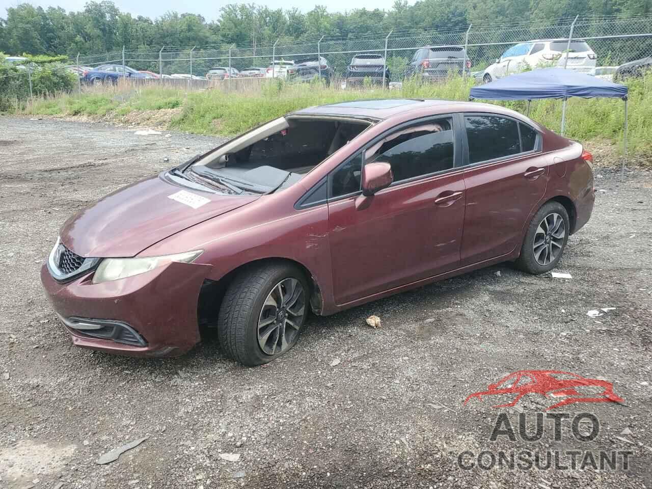HONDA CIVIC 2013 - 2HGFB2F8XDH557675