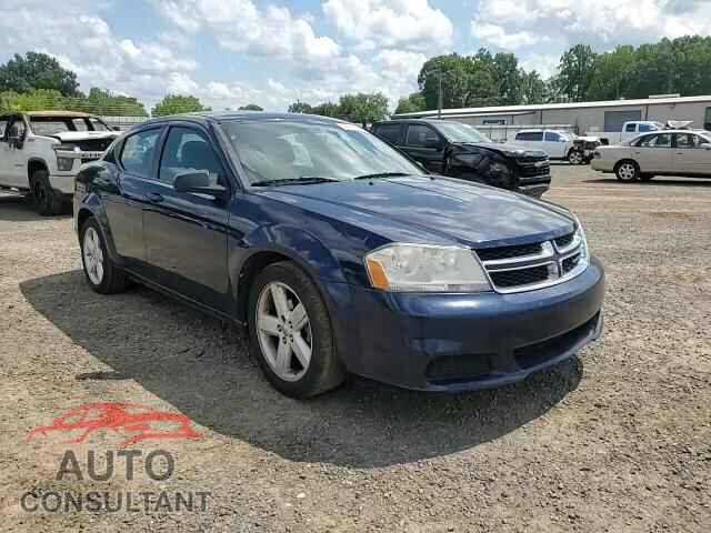 DODGE AVENGER 2013 - 1C3CDZAB9DN607243