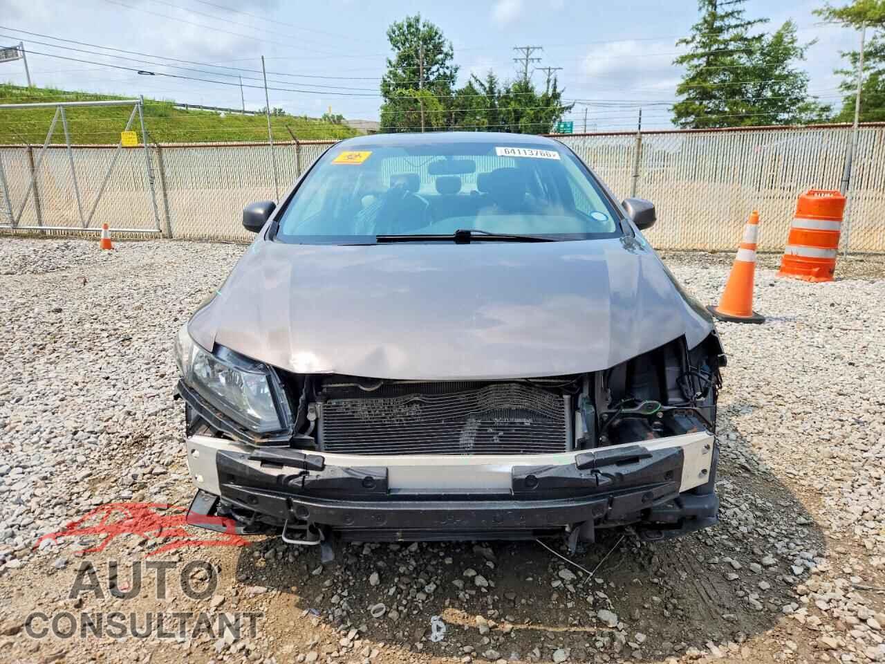 HONDA CIVIC 2013 - 2HGFB2F5XDH582274