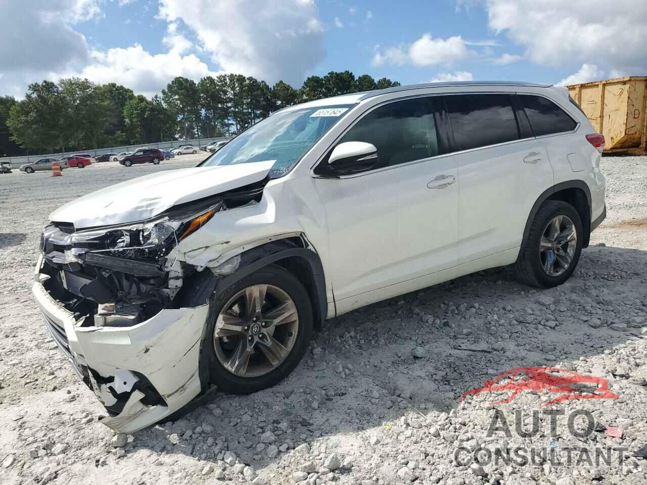 TOYOTA HIGHLANDER 2018 - 5TDDZRFH2JS905752