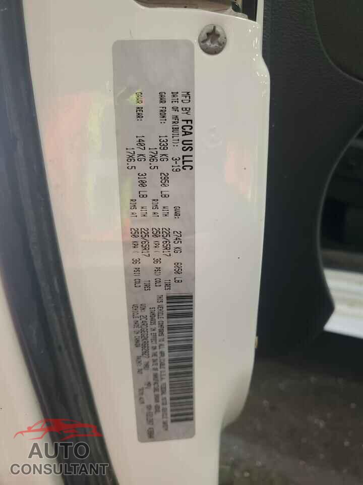 DODGE CARAVAN 2019 - 2C4RDGEG2KR662827