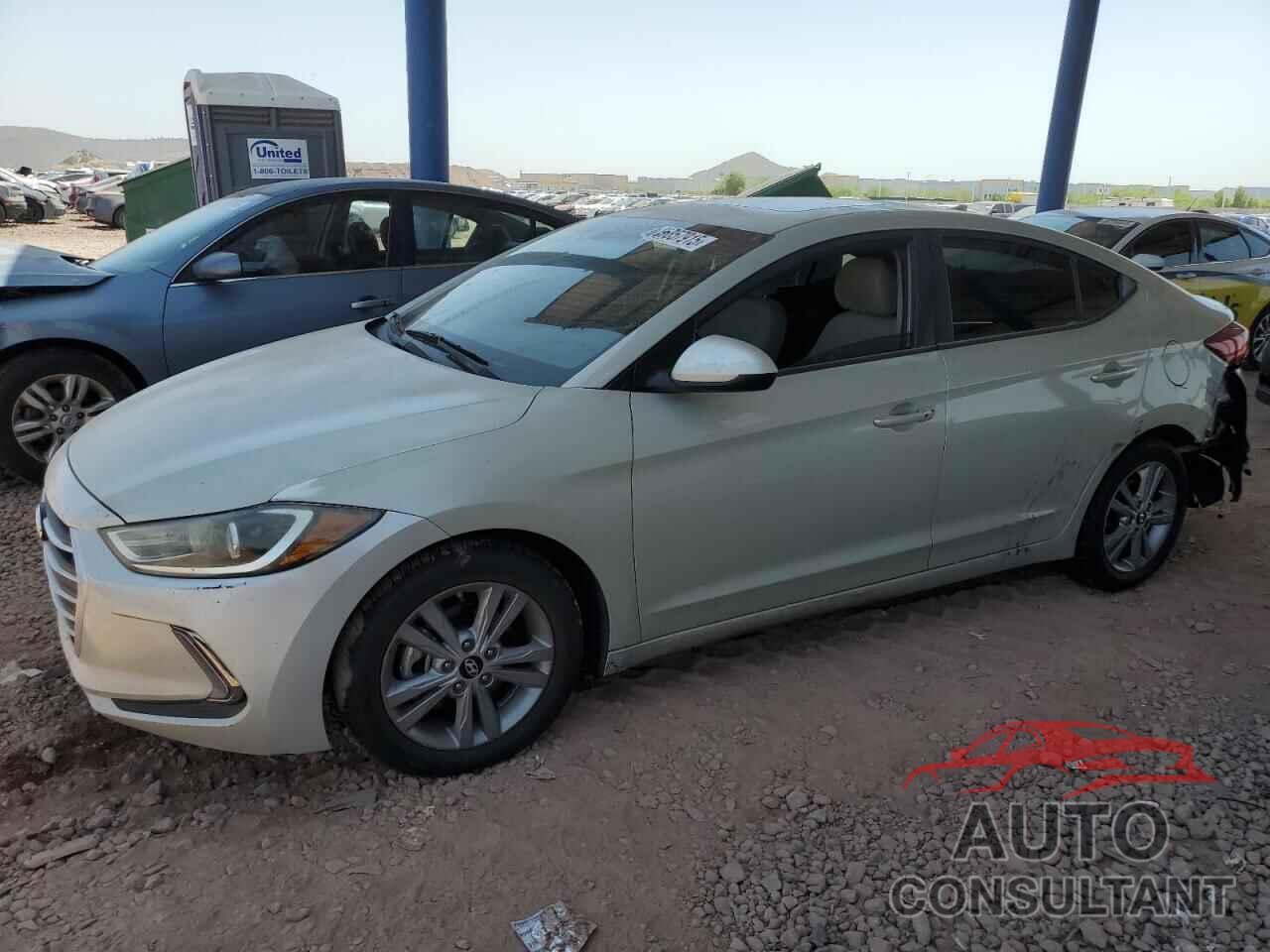 HYUNDAI ELANTRA 2018 - KMHD84LF4JU580795