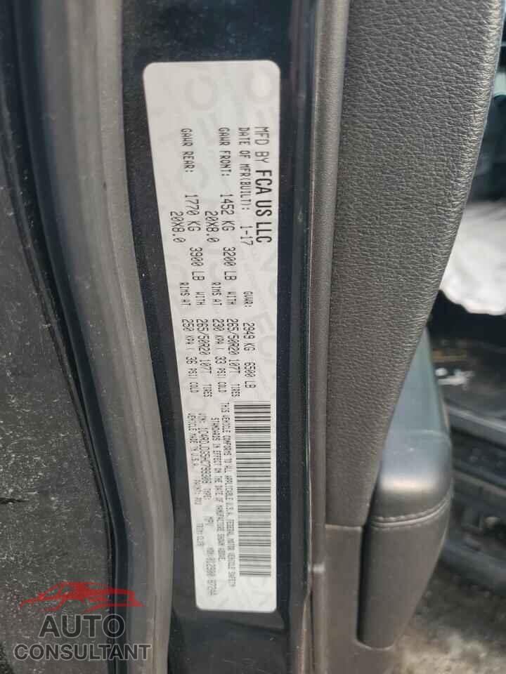 DODGE DURANGO 2017 - 1C4RDJDG5HC799308