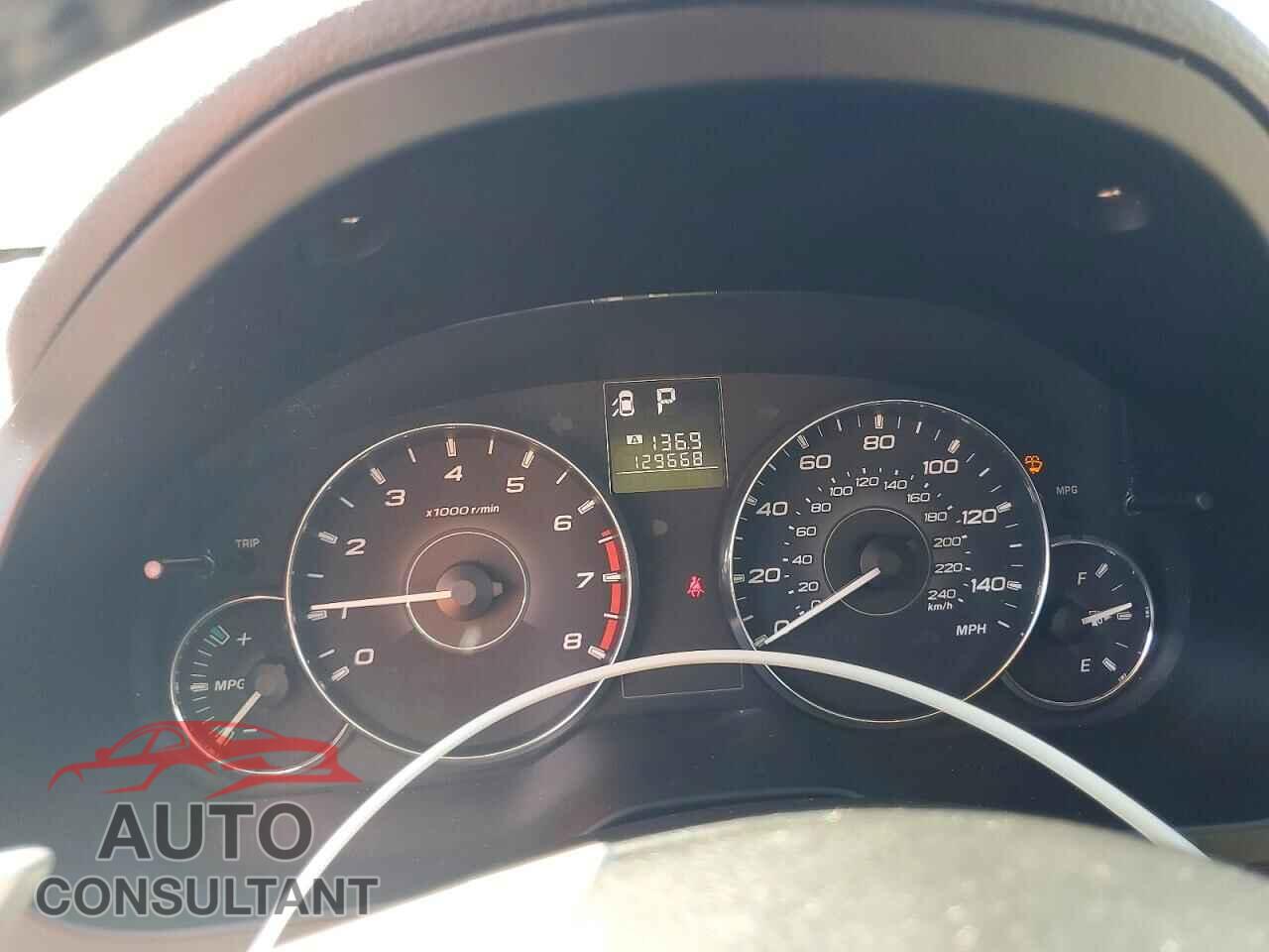 SUBARU OUTBACK 2012 - 4S4BRBKC8C3289306
