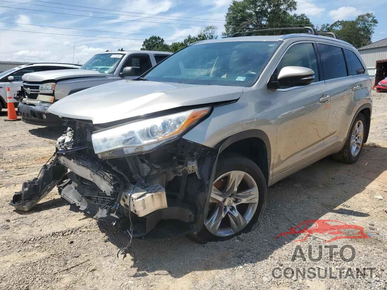 TOYOTA HIGHLANDER 2015 - 5TDDKRFH0FS091421