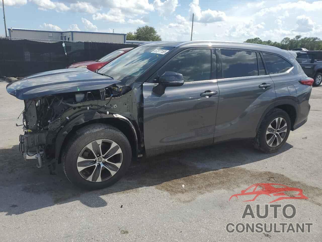 TOYOTA HIGHLANDER 2021 - 5TDGZRAH3MS087456