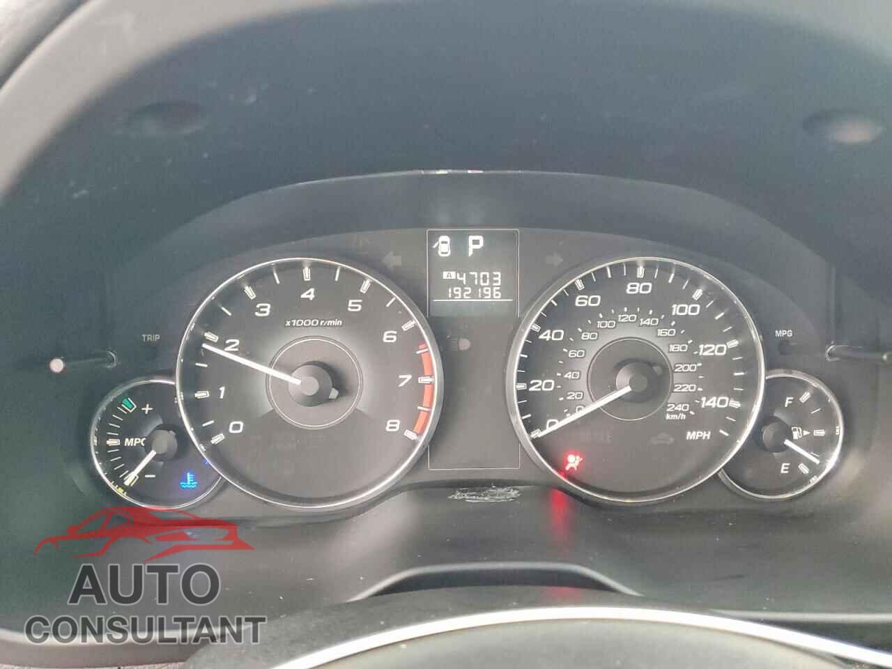 SUBARU OUTBACK 2012 - 4S4BRBKC0C3233280