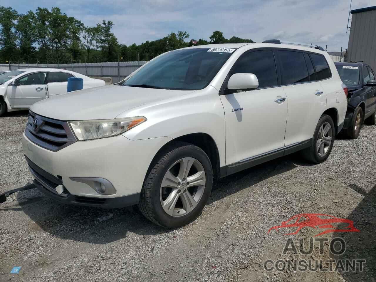 TOYOTA HIGHLANDER 2013 - 5TDYK3EH7DS127358