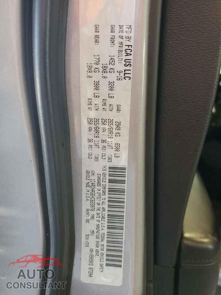 DODGE DURANGO 2017 - 1C4RDHAG6HC622070