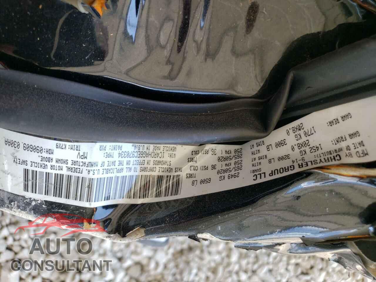 DODGE DURANGO 2014 - 1C4RDHAG6EC970334