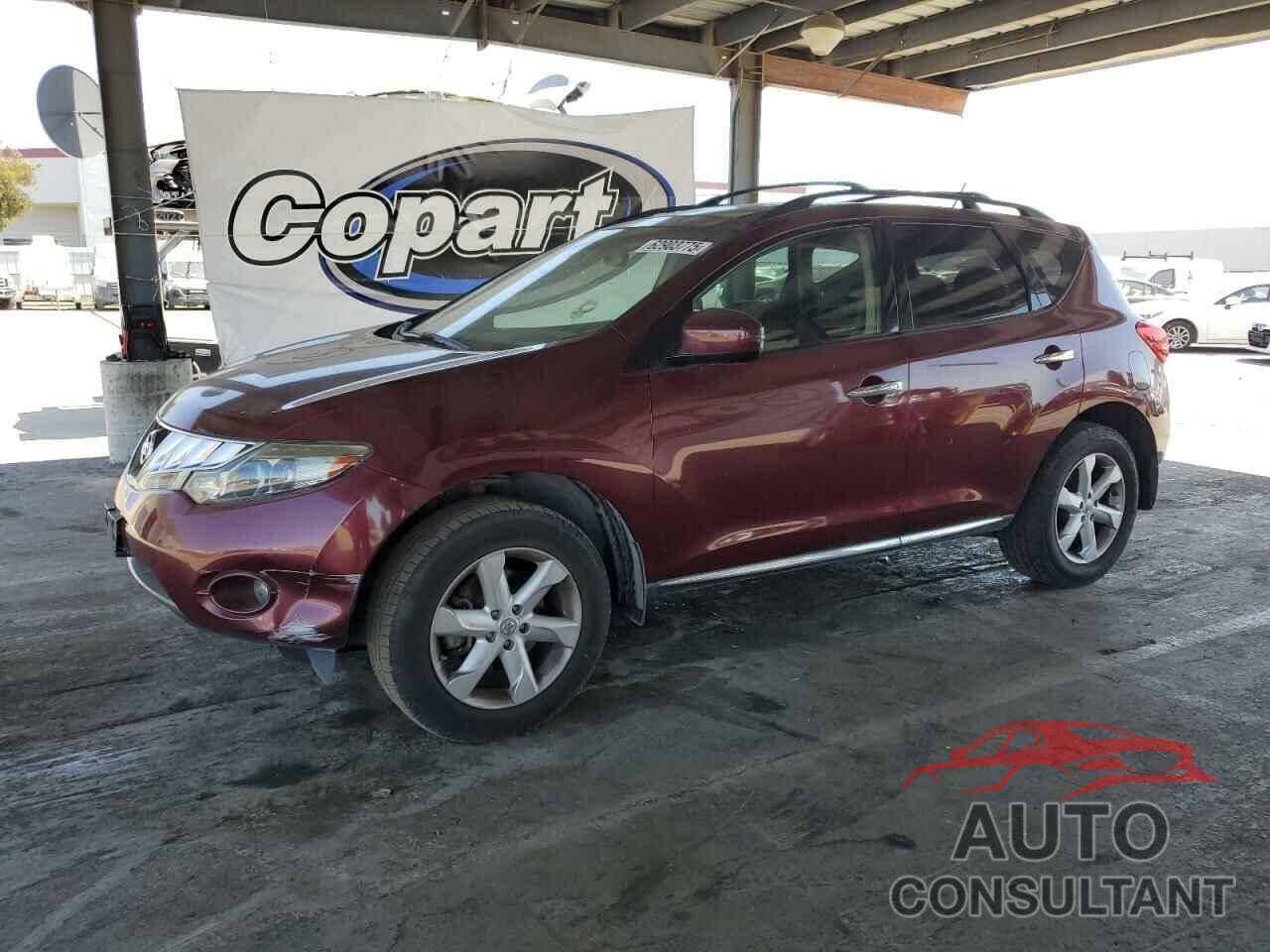 NISSAN MURANO 2010 - JN8AZ1MU9AW009599